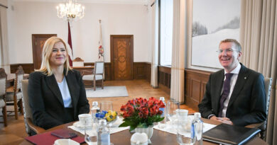 Valsts prezidenta Edgara Rinkēviča tikšanās ar Ministru prezidenta amata kandidāti Eviku Siliņu