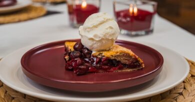 Rūta Dimanta gatavo ķiršu galeti