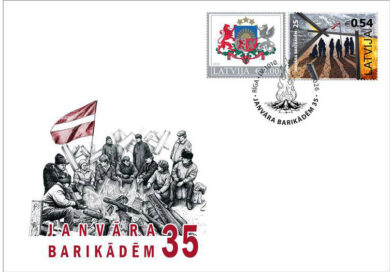 Pieminot barikāžu 35. gadadienu, izdos īpašā dizaina aploksni